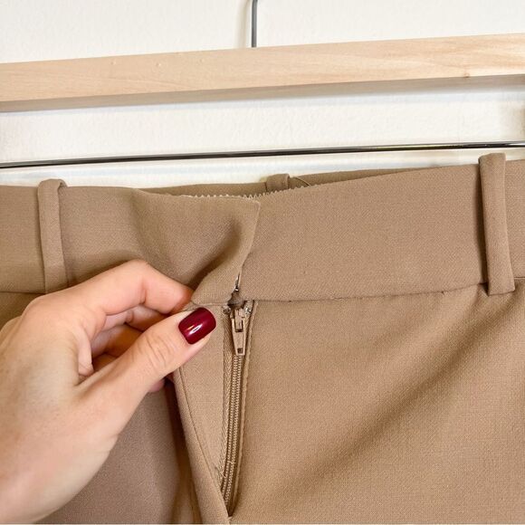J.Crew Cameron Slim Cropped Pants in Tan NEW Size 6P Career Classic Office - Picture 6 of 11